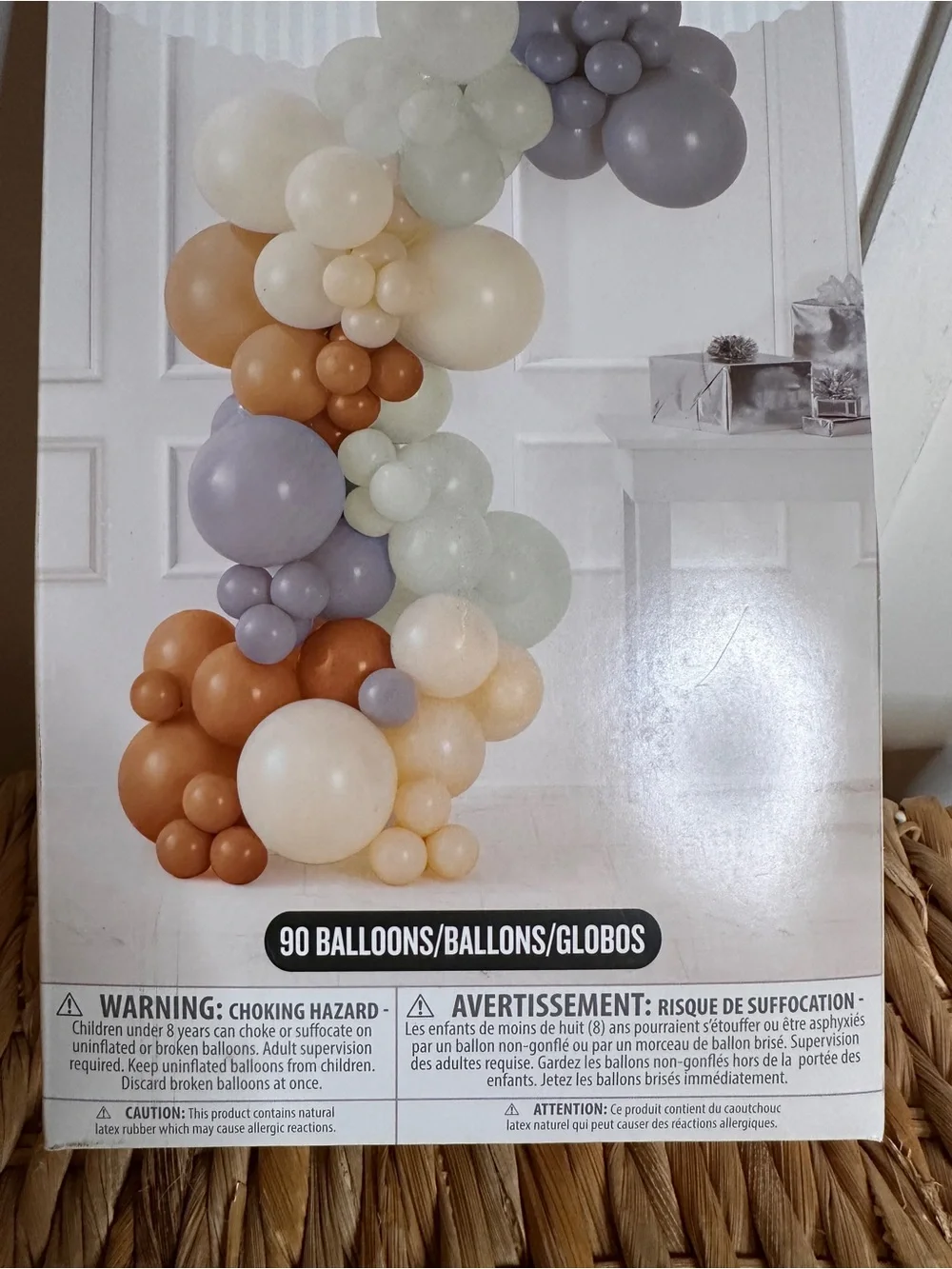 BRAVA! Neutral Pastel Balloon Garland Kit — Cream, Tan & Soft Green brand new